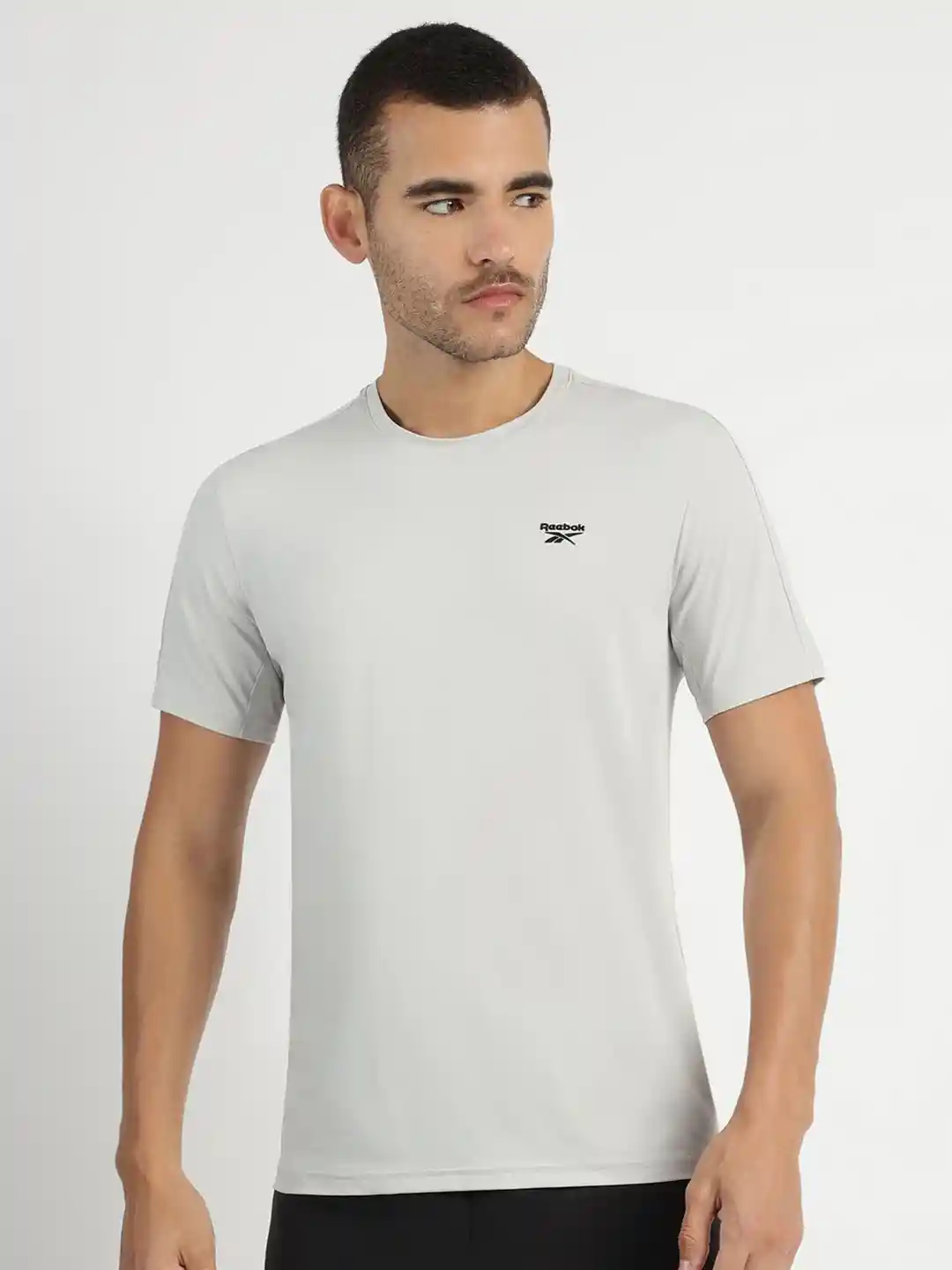 Buy Reebok Men Solid Round Neck T-shirt Tshirts for Men 34982498