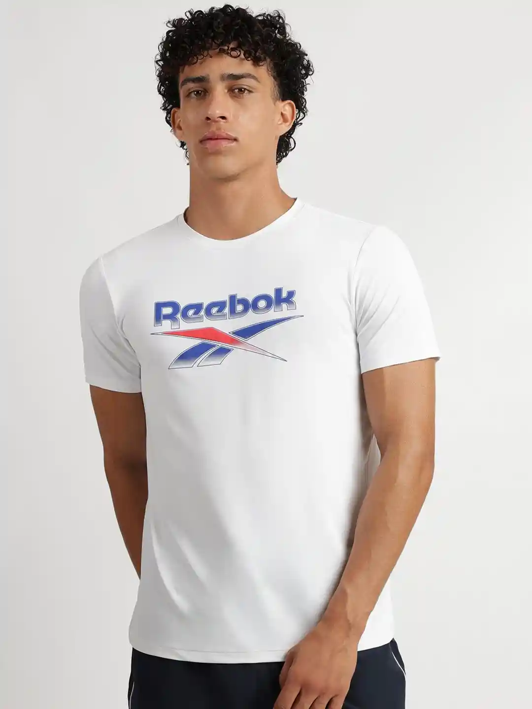 Buy Reebok Men Solid Round Neck T-shirt Tshirts for Men 34982489