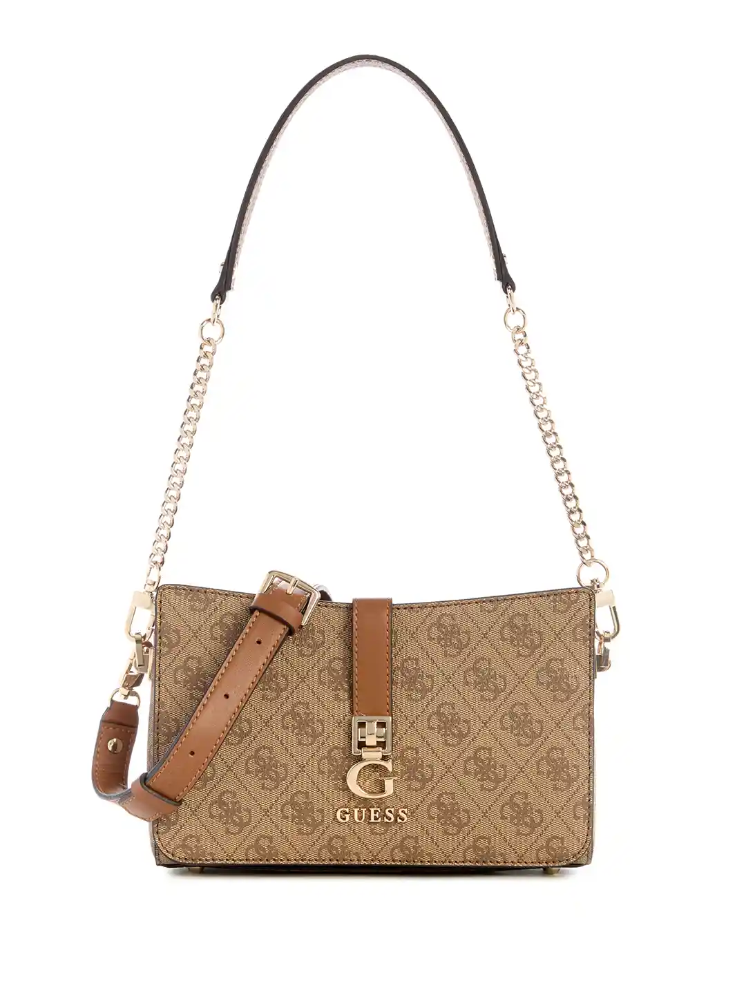 Buy GUESS Printed Structured Shoulder Bag Handbags for Women