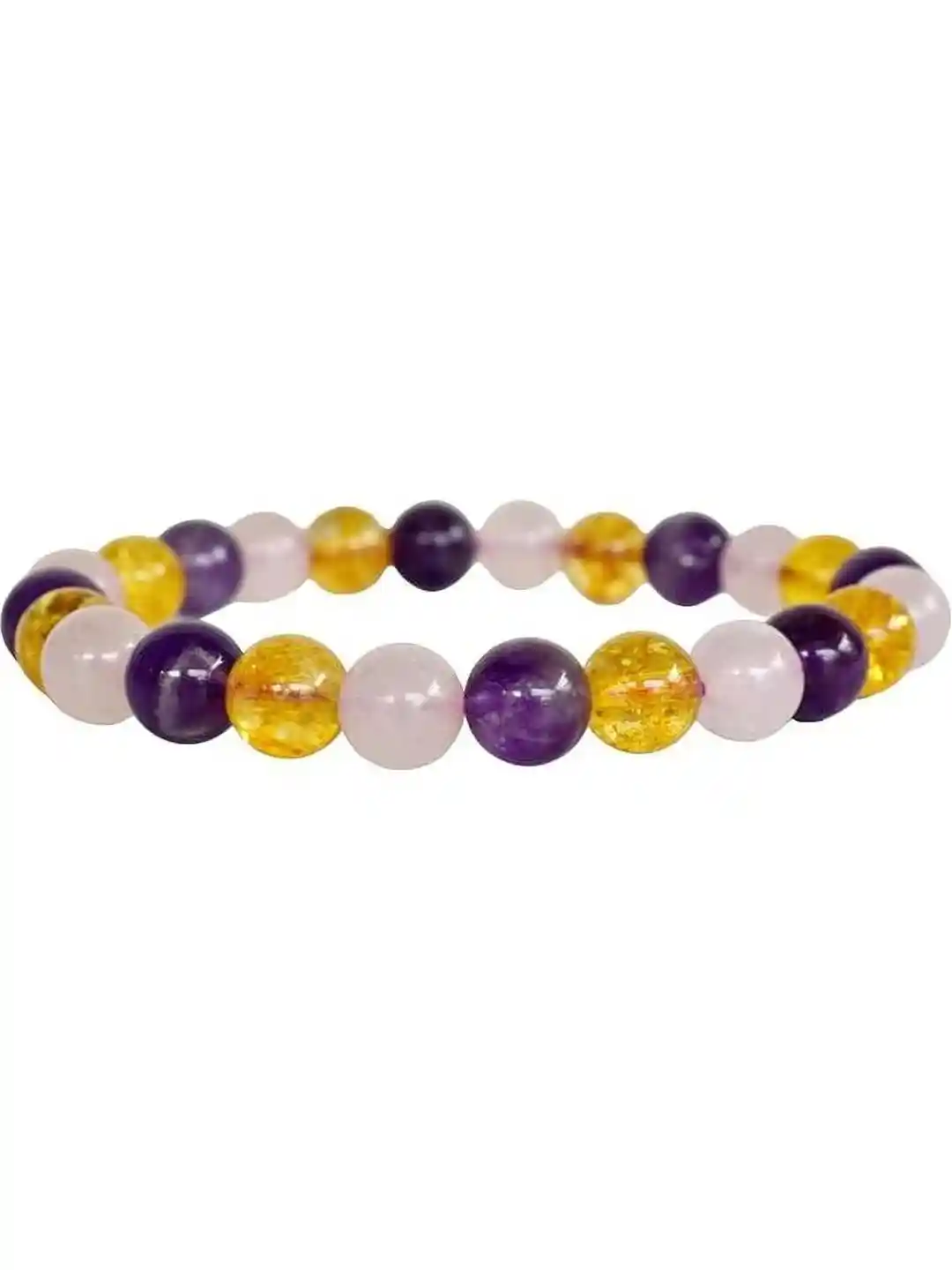 Buy VIBESLE Unisex Amethyst Rose Quartz With Citrine Crystals