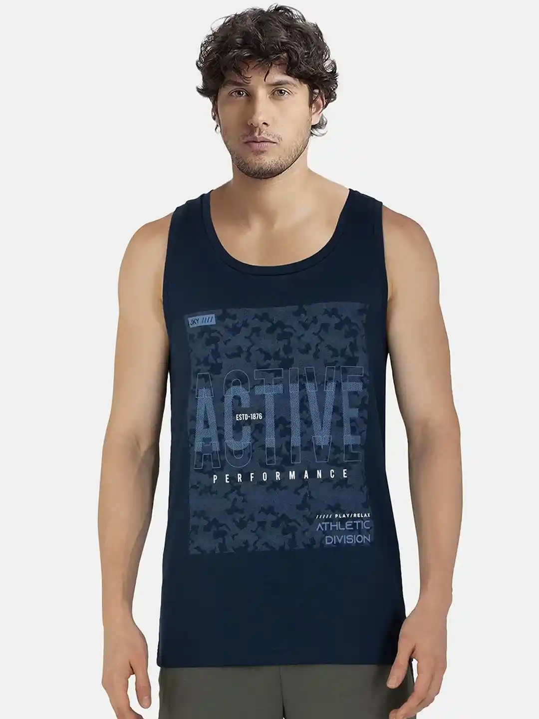 Jockey Super Combed Cotton Rich Graphic Printed Tank Top 9928