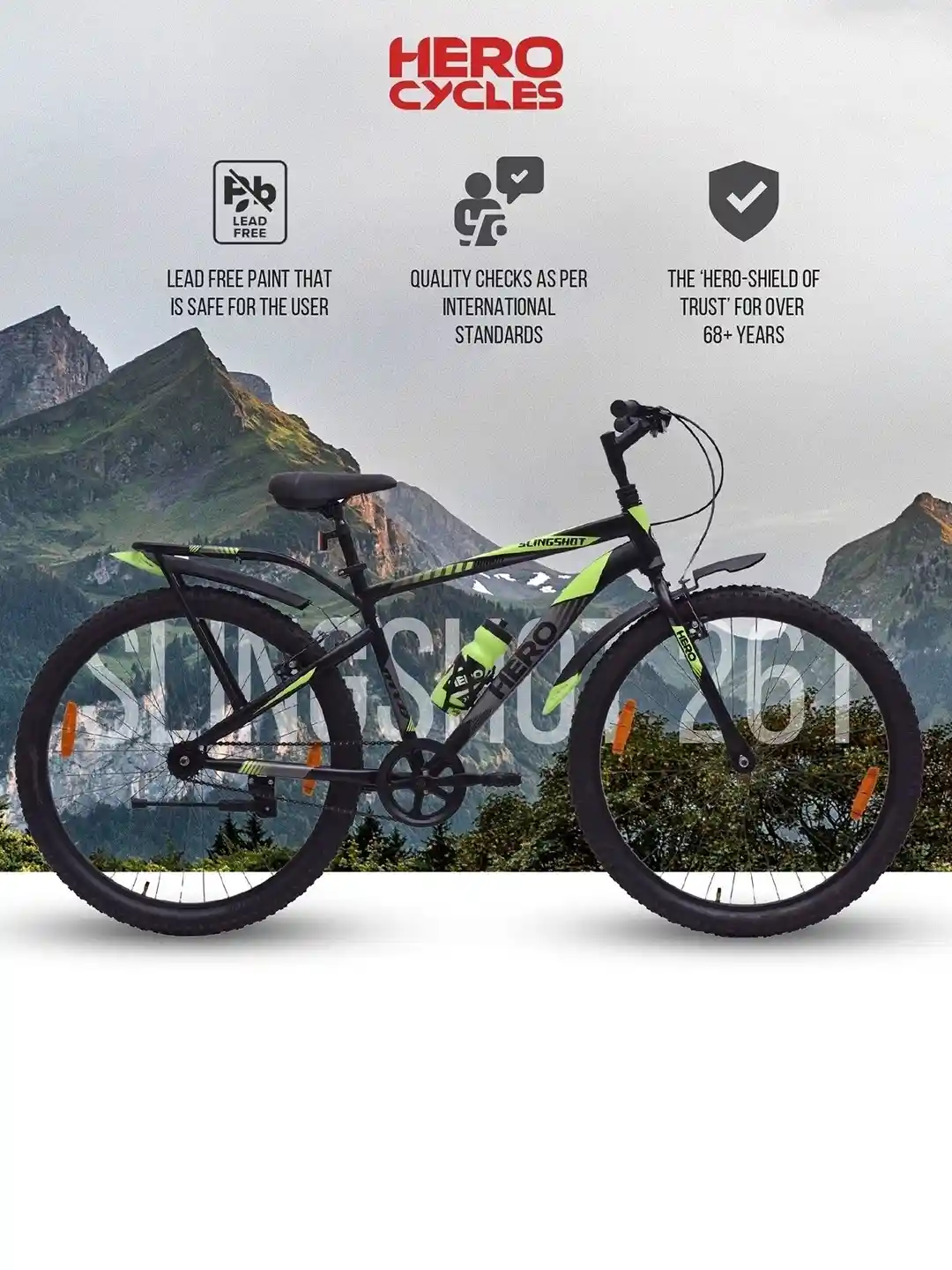 Buy Hero Slingshot 26 T Carbon Steel Single Speed Gear Mountain