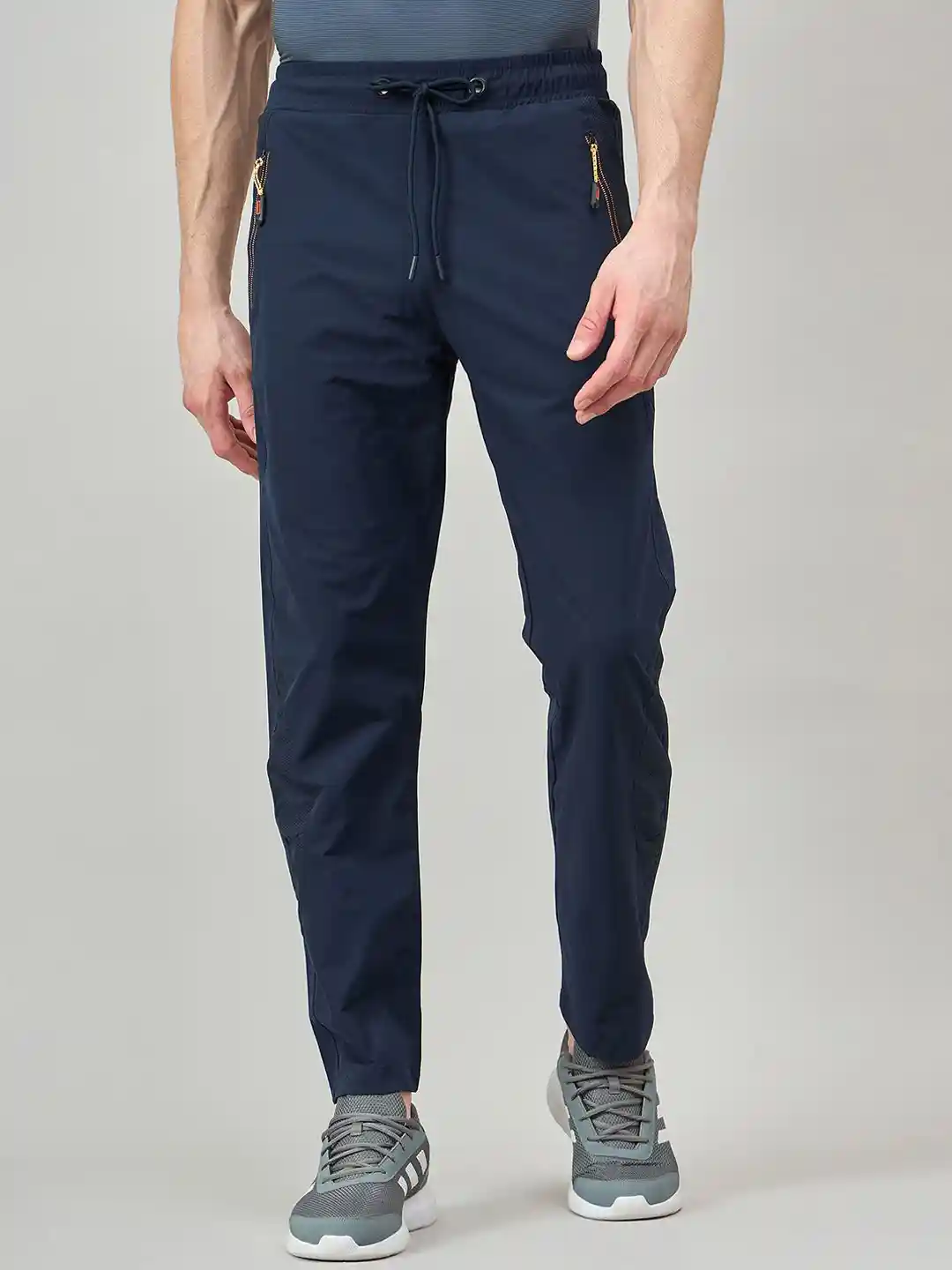 Duke Men Mid-Rise Cotton Track Pants