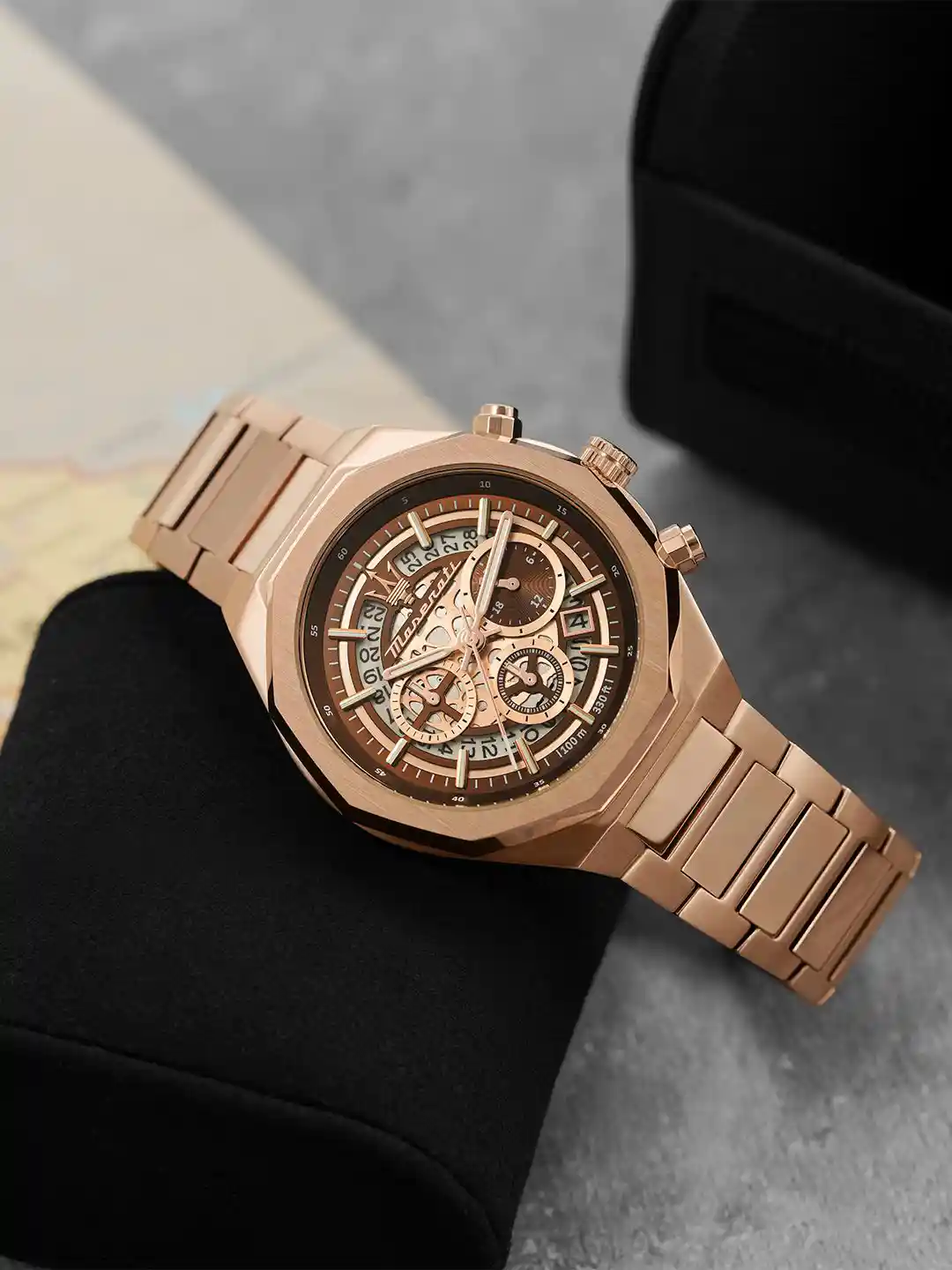 Analogue Watch Maserati Rose Gold Watch Buy Maserati Stile Limited