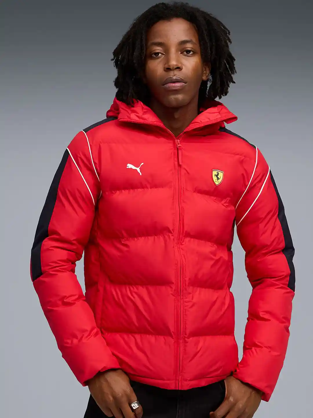 Mens Jackets Ferrari Padded Jacket Buy PUMA Motorsport Men Ferrari MT7  Ecolite Hooded Puffer Jacket
