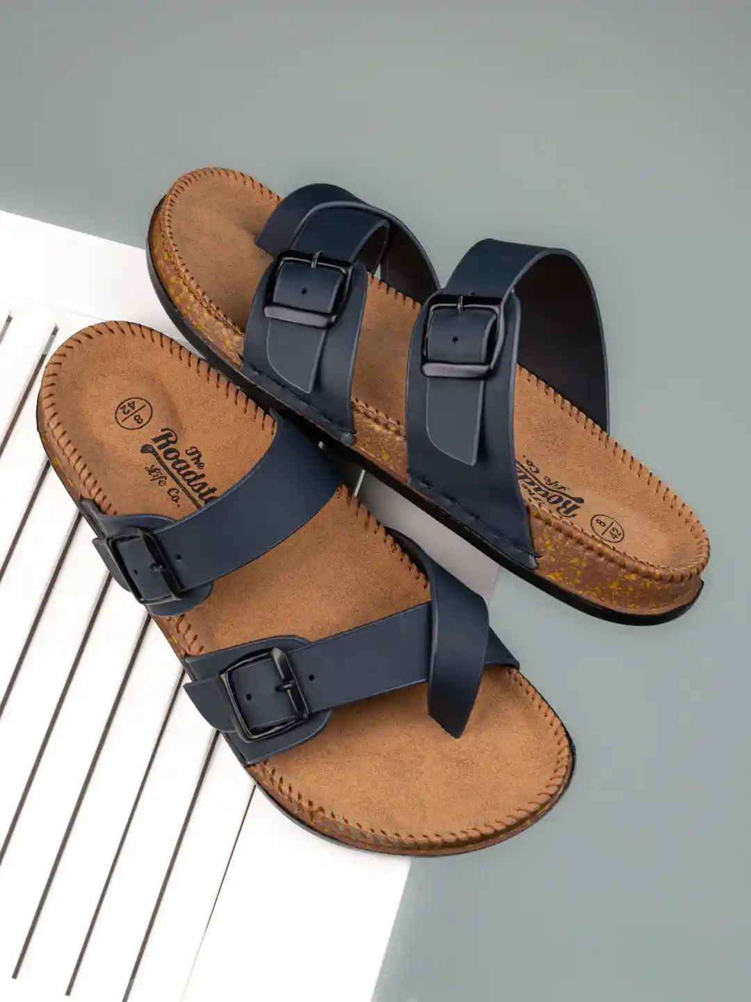 Buy The Roadster Lifestyle Men Comfort Sandals with Buckle