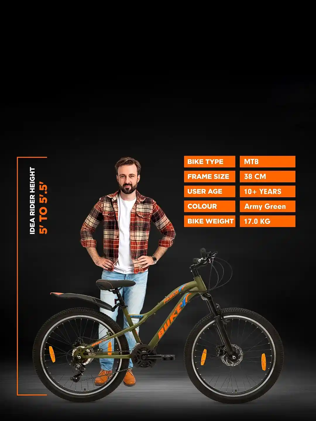 Buy Avon Buke Pablo 26T MTB Gear Cycle With Dual Disk Brakes 85