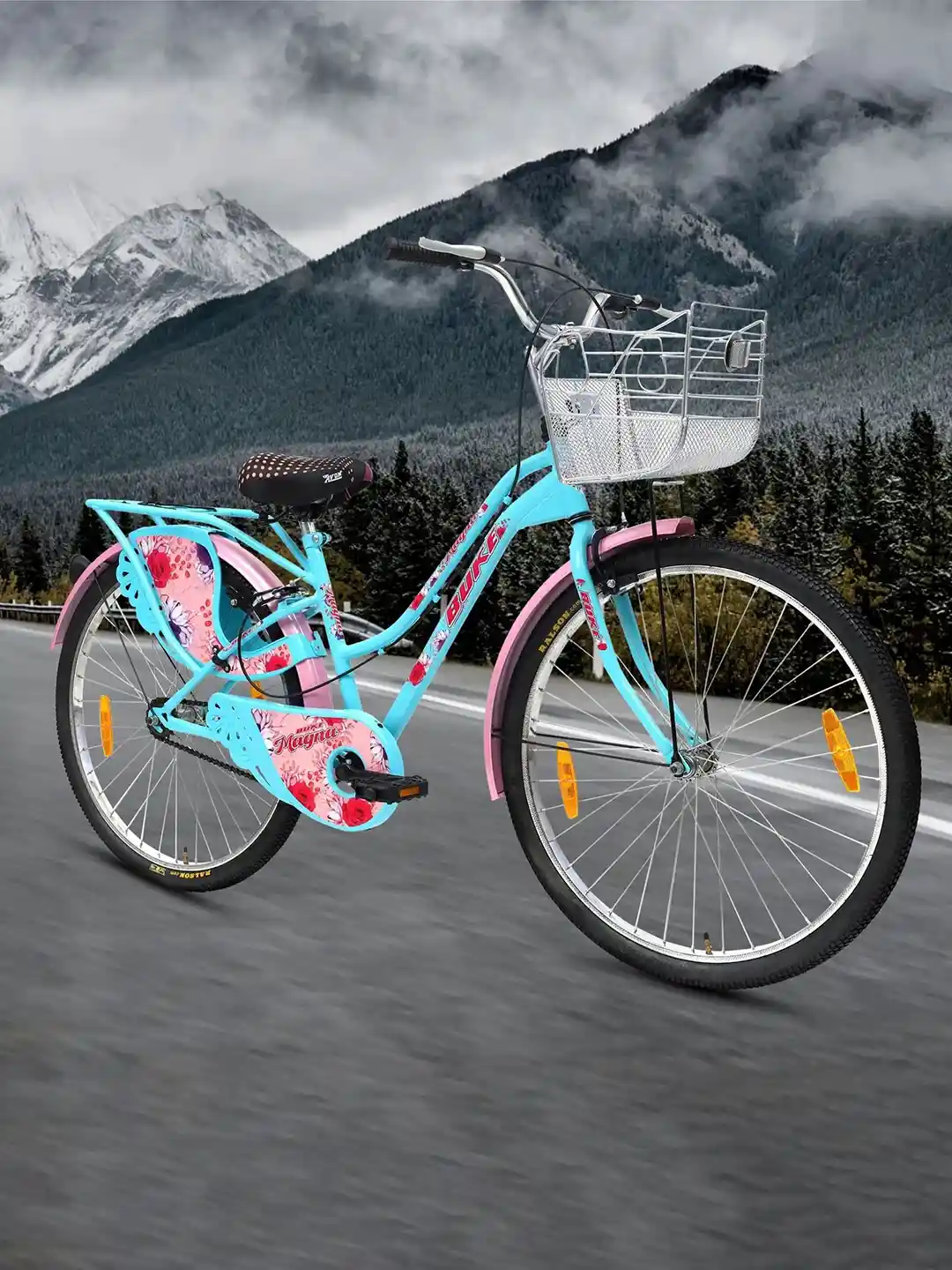 Buy Avon Buke Magna 26T Cycle With Carrier And Front Basket Side