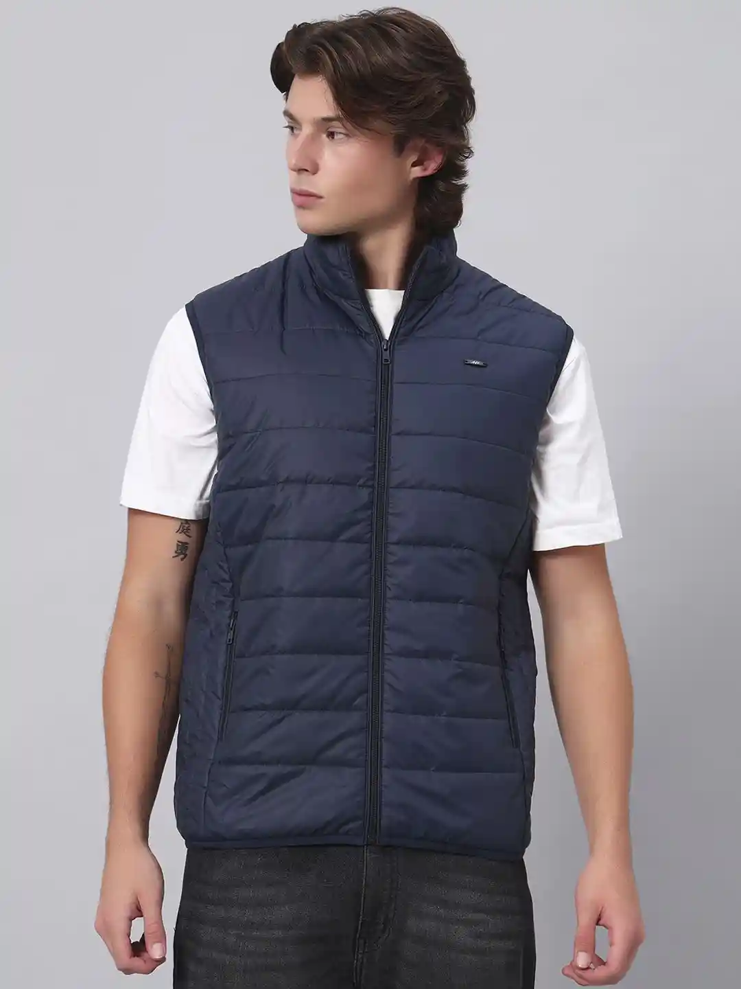 Buy AR-FIT Mock Collar Sleeveless Lightweight Rapid-Dry Bomber