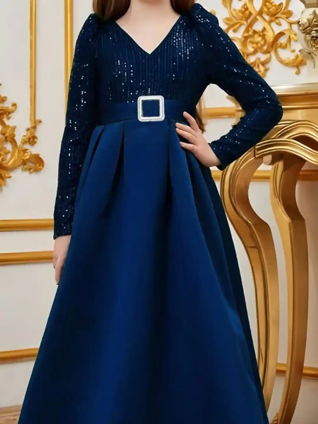 Sequin Dress Size 14 Maxi Dress With Sleeves Buy DP FABRICS Girls