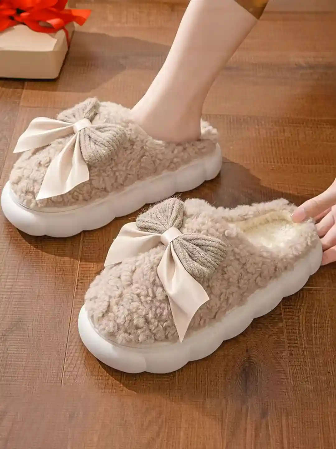 Buy WOLVESDEN Women Pack of Fur Room Slippers Flip Flops for