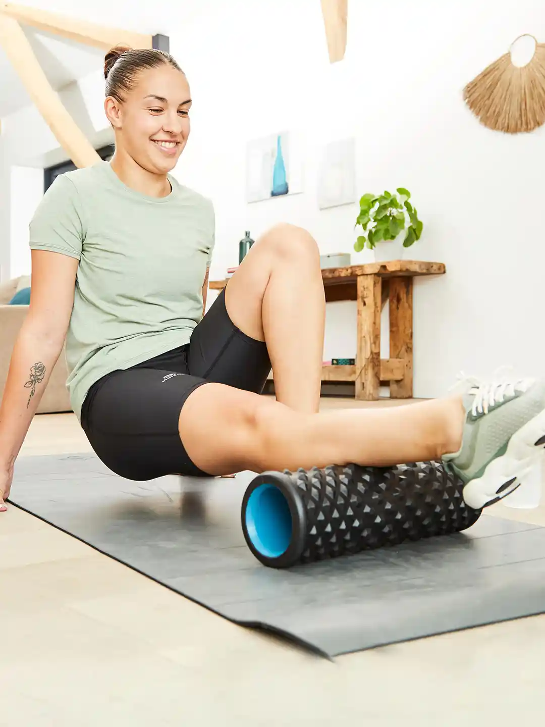 Buy Decathlon Unisex Deep Tissue Hard Foam Massage Roller