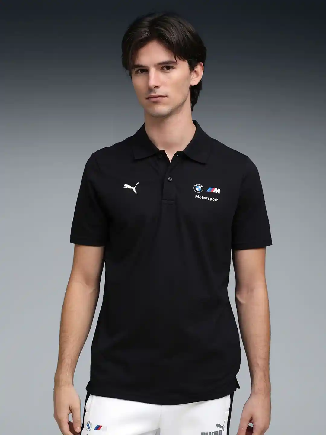 PUMA Motorsport BMW MMS Men Polo Collar Applique T-shirt