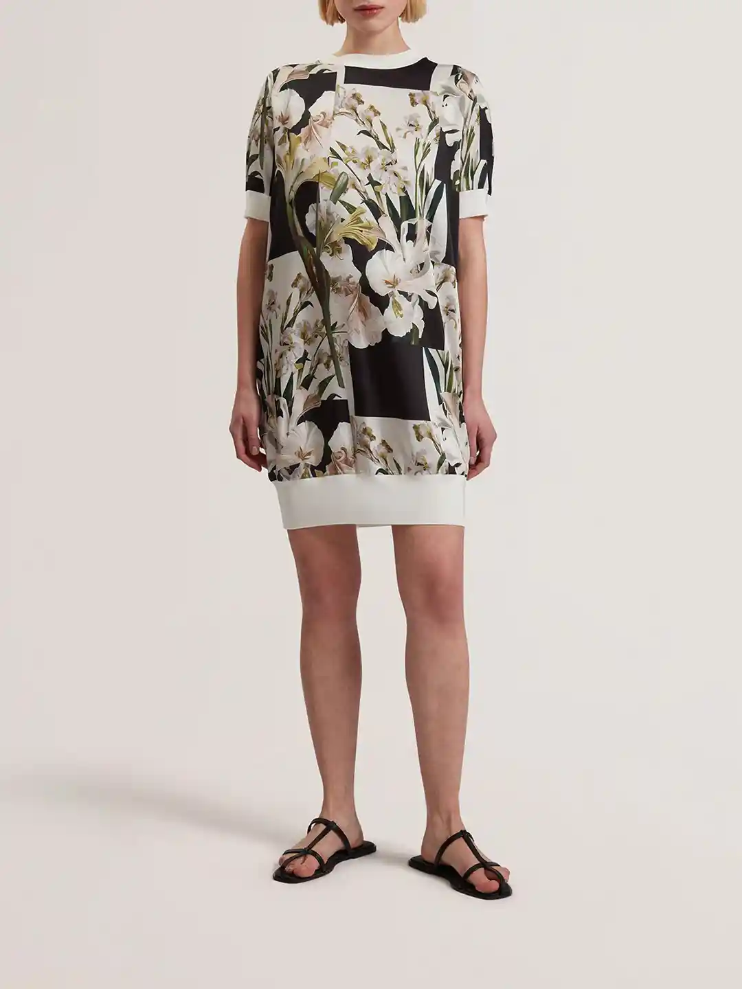 Women\u0026#039;s Dresses Ted Baker Clearance Dresses Ted Baker Women Tropical  Printed T-shirt Dress