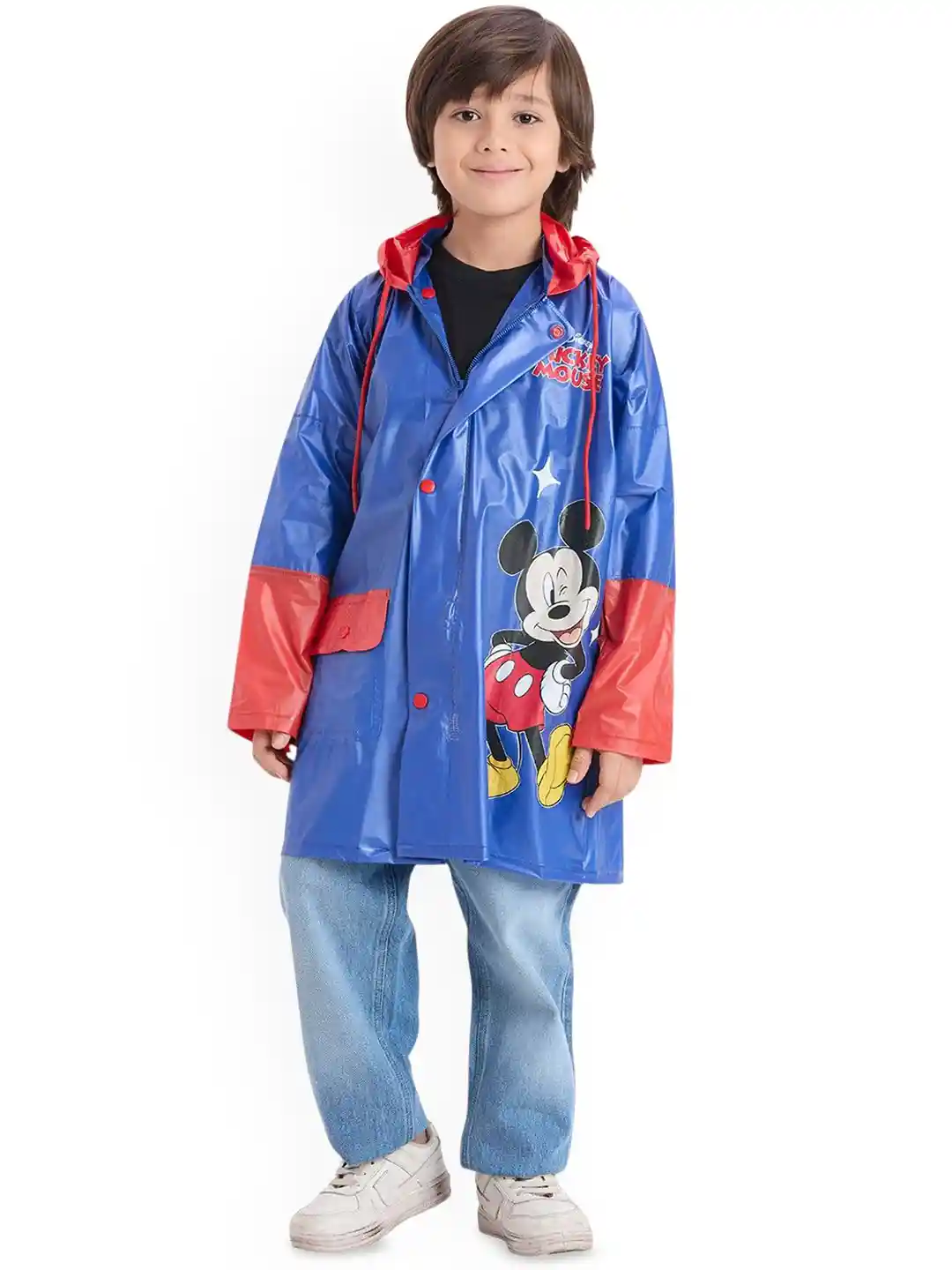Citizen Kids Mickey Printed Hooded Rain Jacket