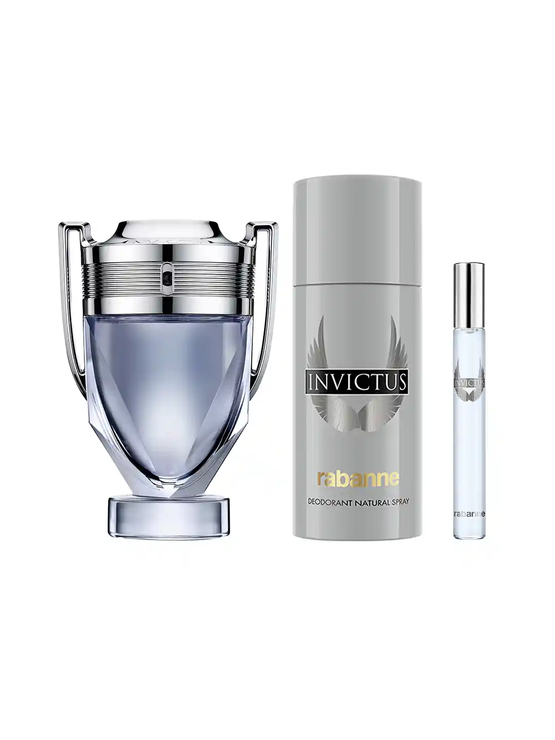 Buy Paco Rabanne Set of Men Invictus EDT 100ml with Deo 150ml