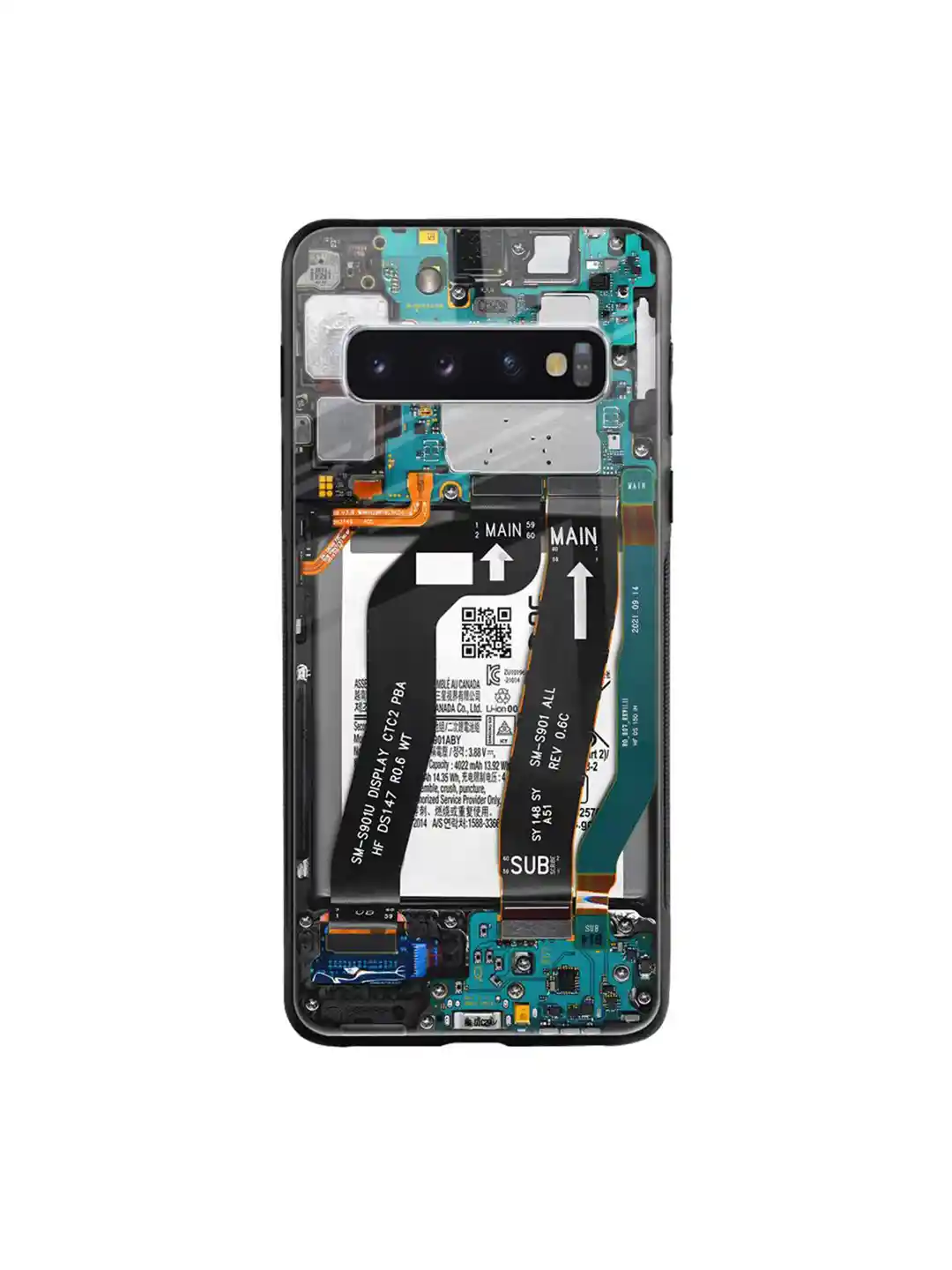 Buy QRIOH Quirky Printed Samsung Galaxy S10 Plus Back Case Mobile