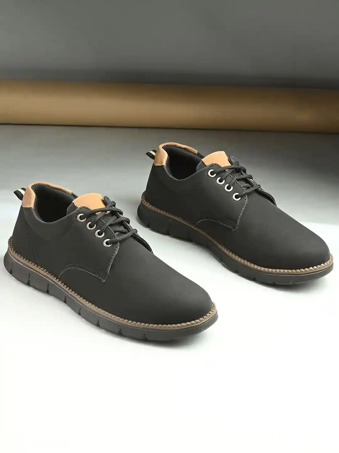 Buy Mactree Lace-Ups Round Toe Derbys Casual Shoes for Men