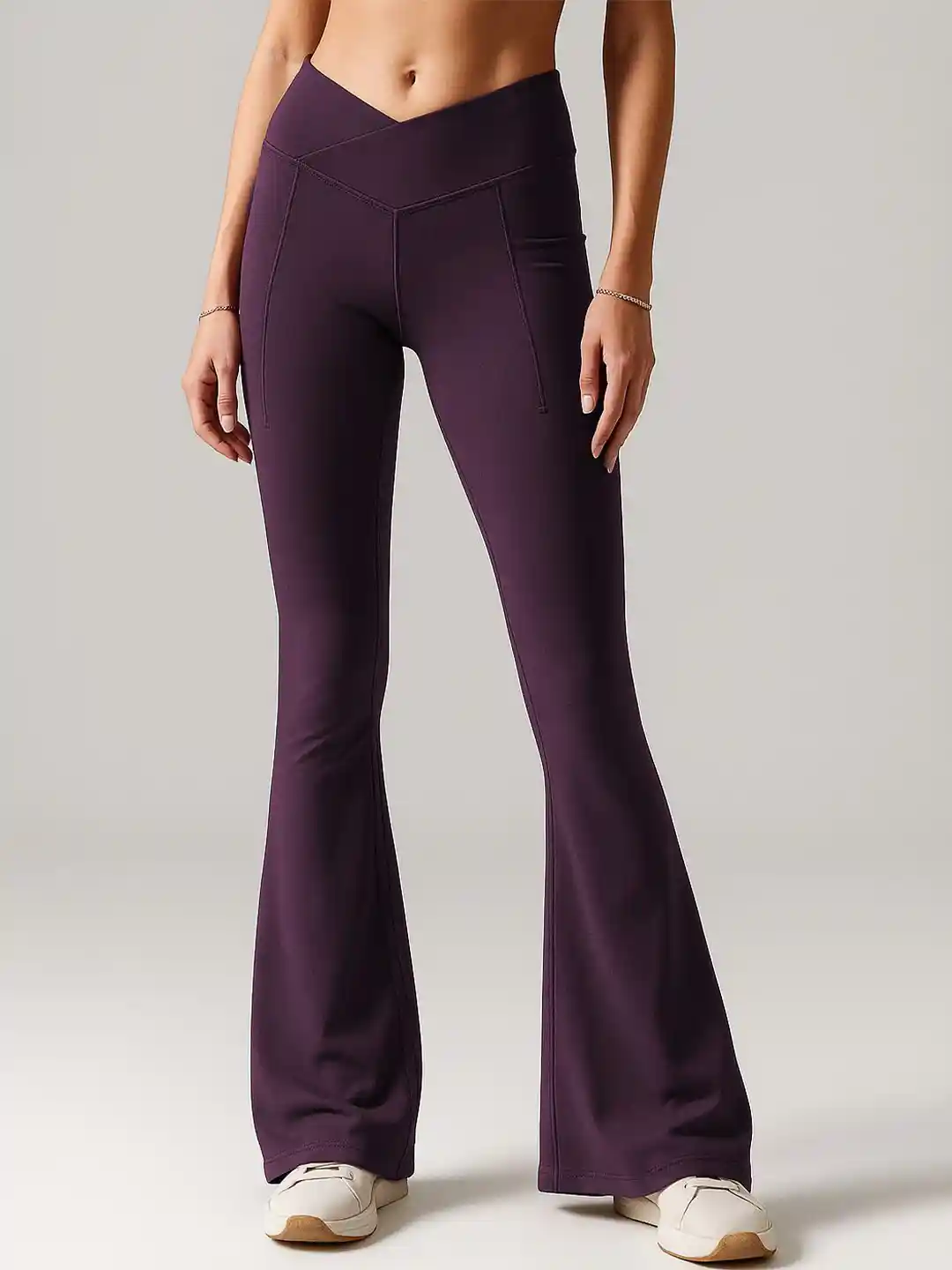 CAVA Women Wine Tall Hourglass Flared Tights