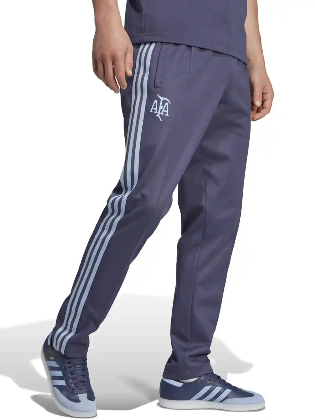 Buy ADIDAS Afa Anniv Men Printed Slim Fit Mid Rise Track Pants