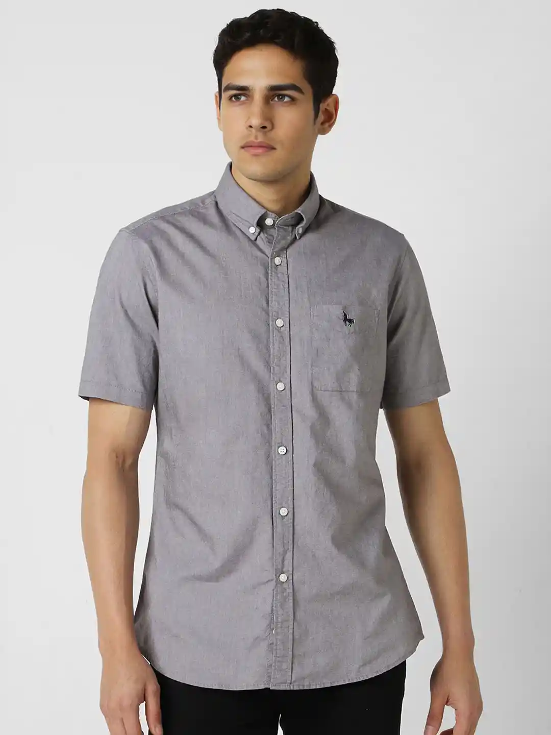 Buy Van Heusen Sport Men Slim Fit Textured Cotton Casual Shirt