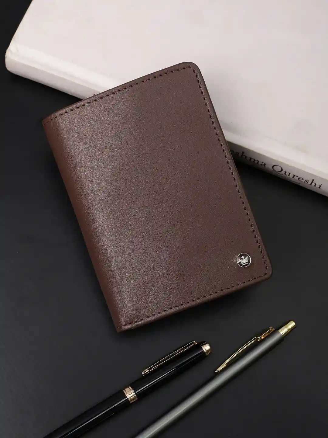 Louis Philippe Men Leather Card Holder Wallet