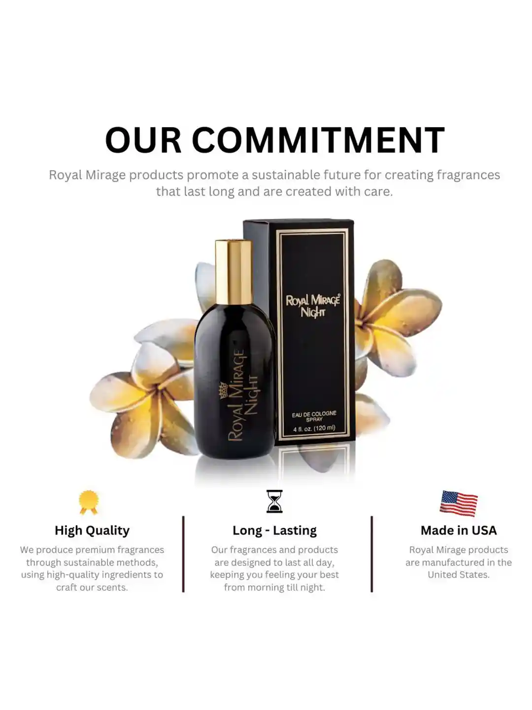 Buy Royal Mirage Unisex Night Long Lasting Eau de Cologne 120 ml