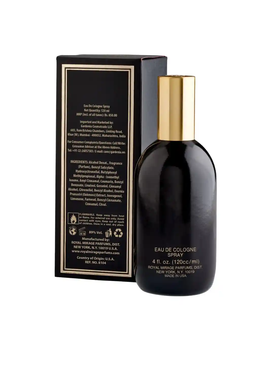 Buy Royal Mirage Unisex Night Long Lasting Eau de Cologne 120 ml