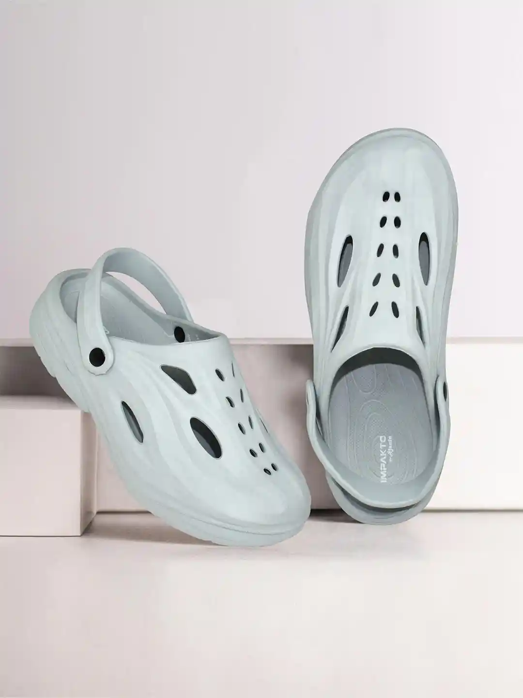 IMPAKTO Men Outdoor Waterproof Clogs Grey