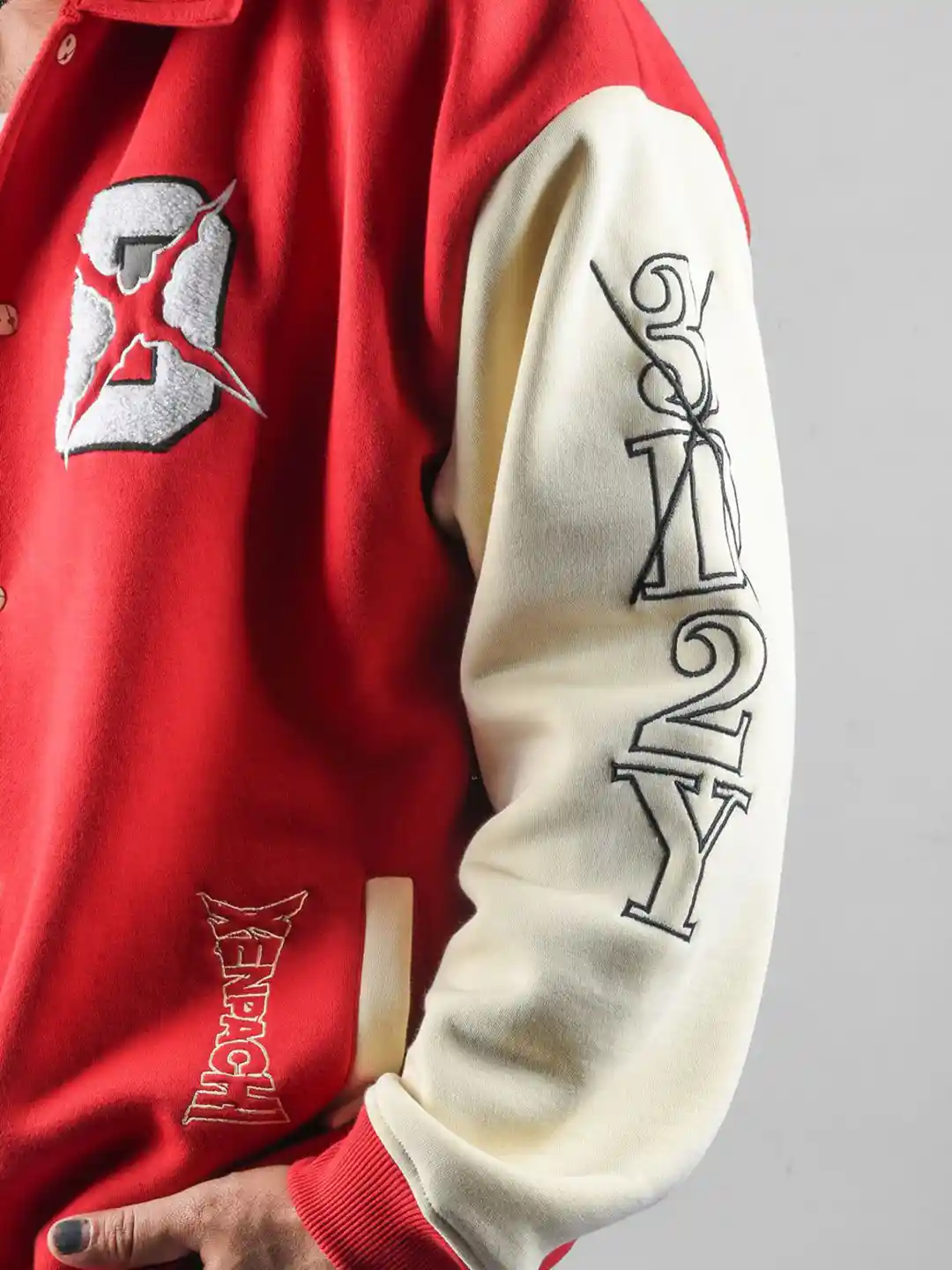 Buy Xenpachi Men One Piece Anime Mugiwara Embroidery Oversize Drop