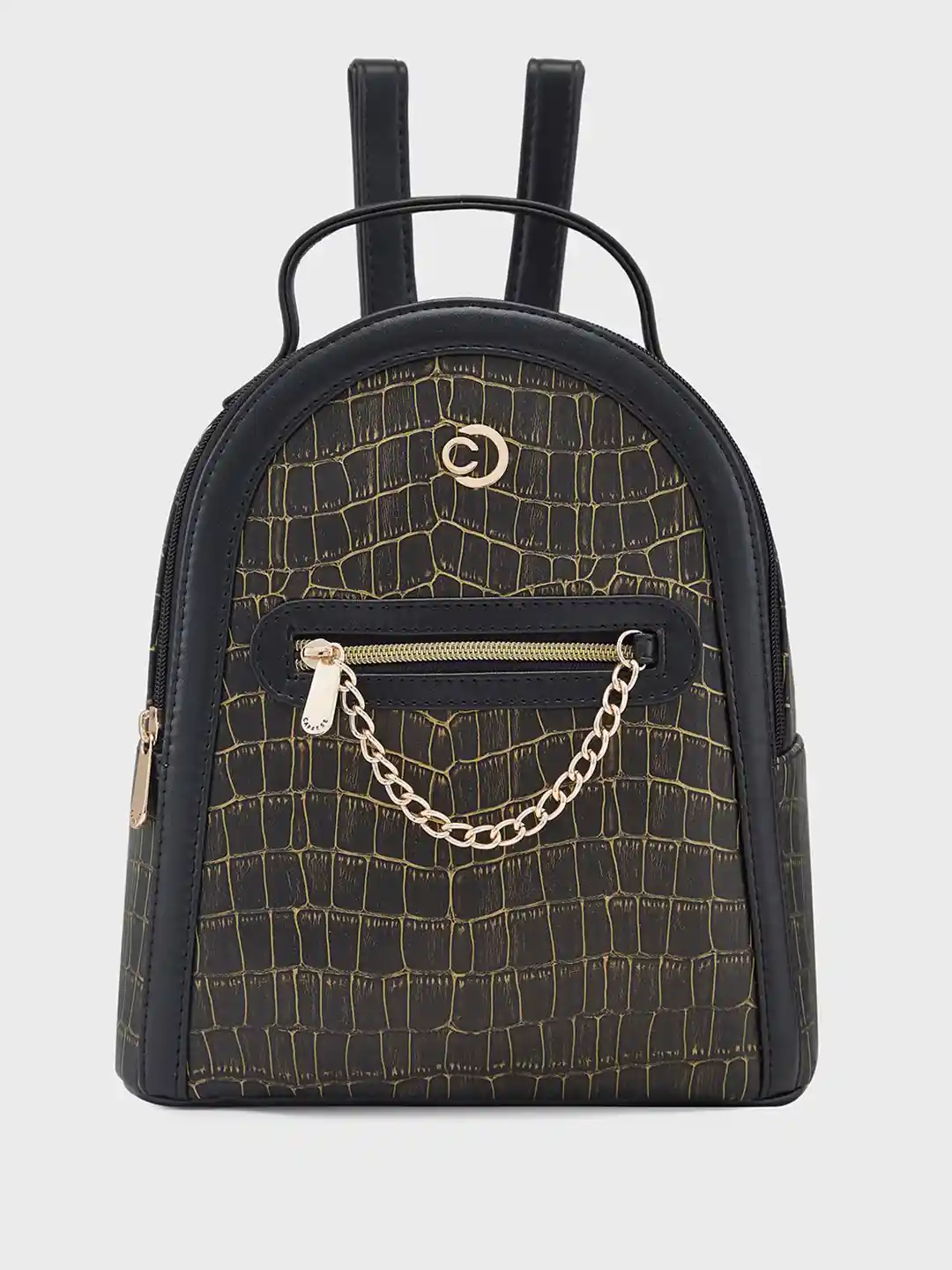 Buy Caprese Mist Women Black Small Backpack Backpacks for Women