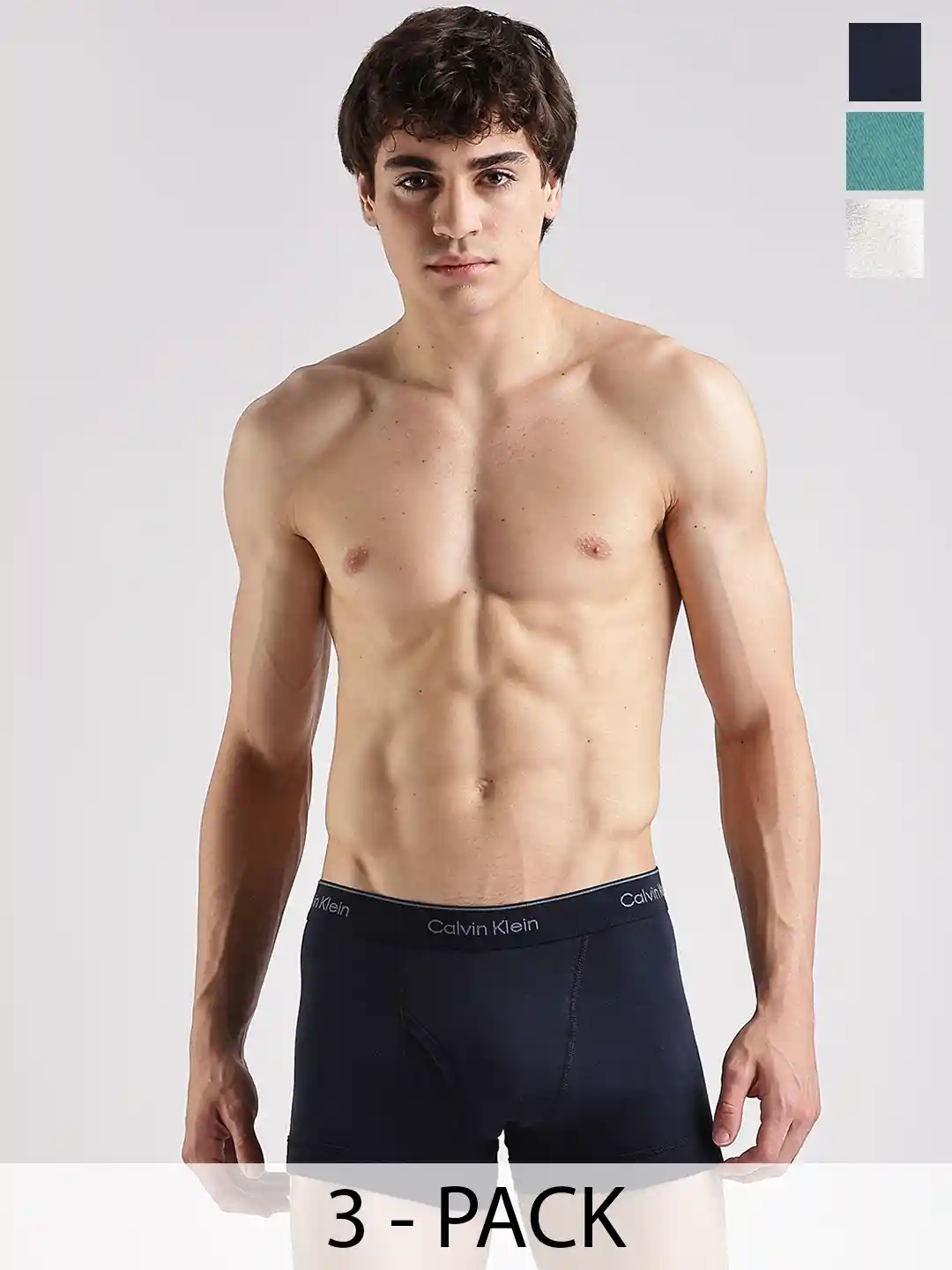 Buy Calvin Klein Underwear Men Pack Of Mid-Rise Short Trunk
