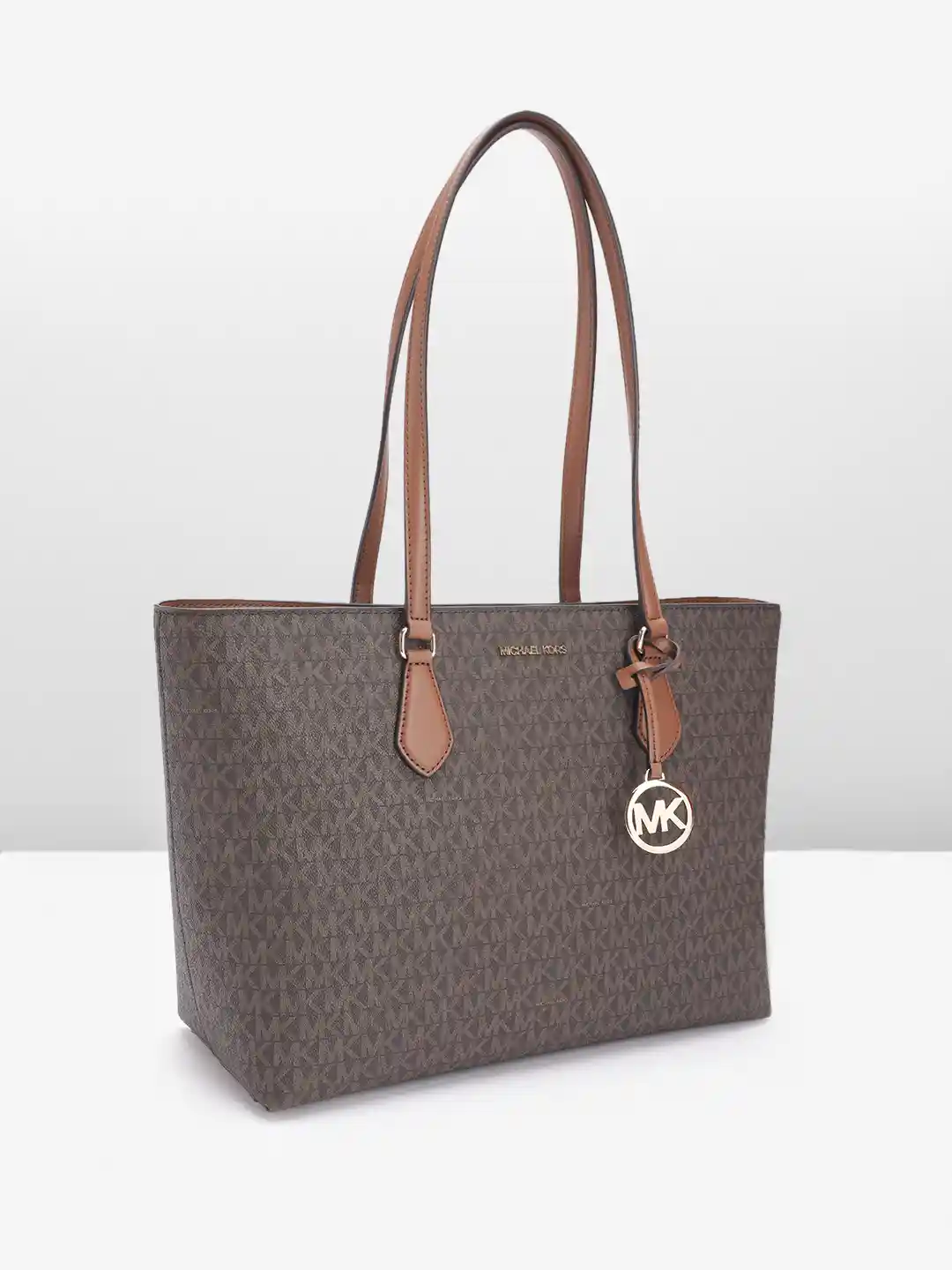 Buy Michael Kors Brand Logo Print Structured Shoulder Bag