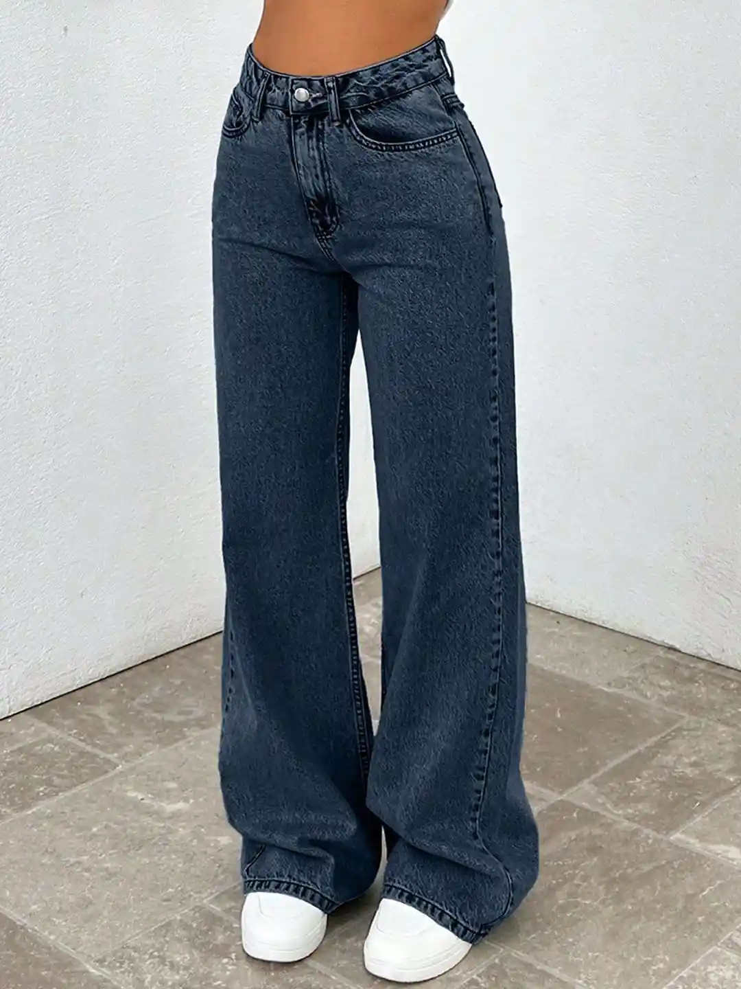 DressBerry Women Comfort High-Rise Light Fade Acid Wash Stretchable  Boyfriend Fit Jeans