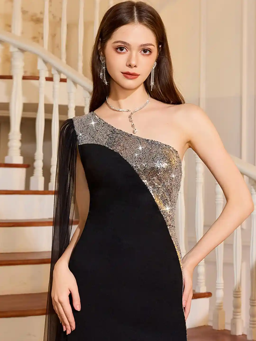 Buy INCLUD One Girls One Shoulder Maxi Dress - Dresses for Girls