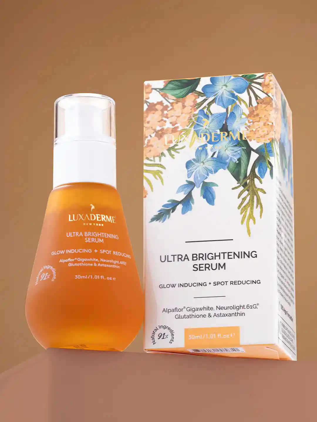 Buy LuxaDerme Ultra Brightening Serum With Glutathione - 30