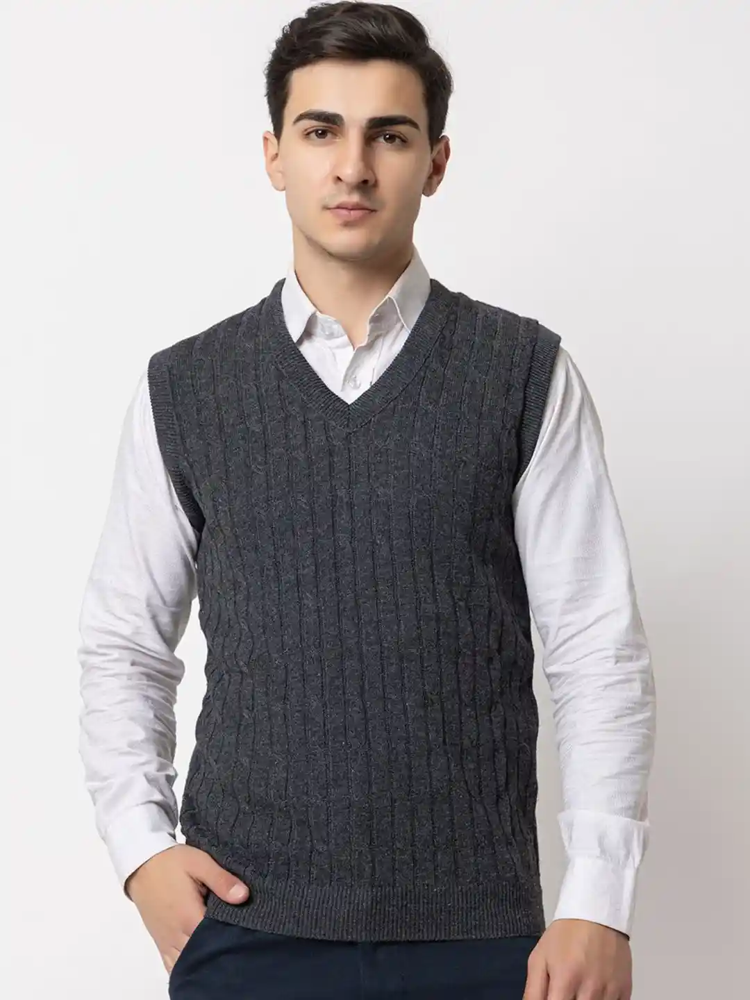 v neck grey cable sweater Buy VENATORIA Men Cable Knit V-Neck Pullover Sweaters for Men