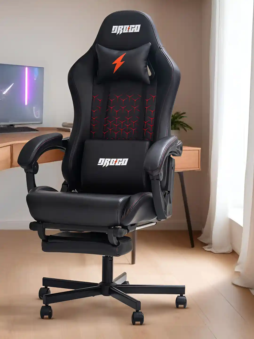 Buy DROGO AetherX Ergonomic Premium Armrest Neck Massager Lumbar