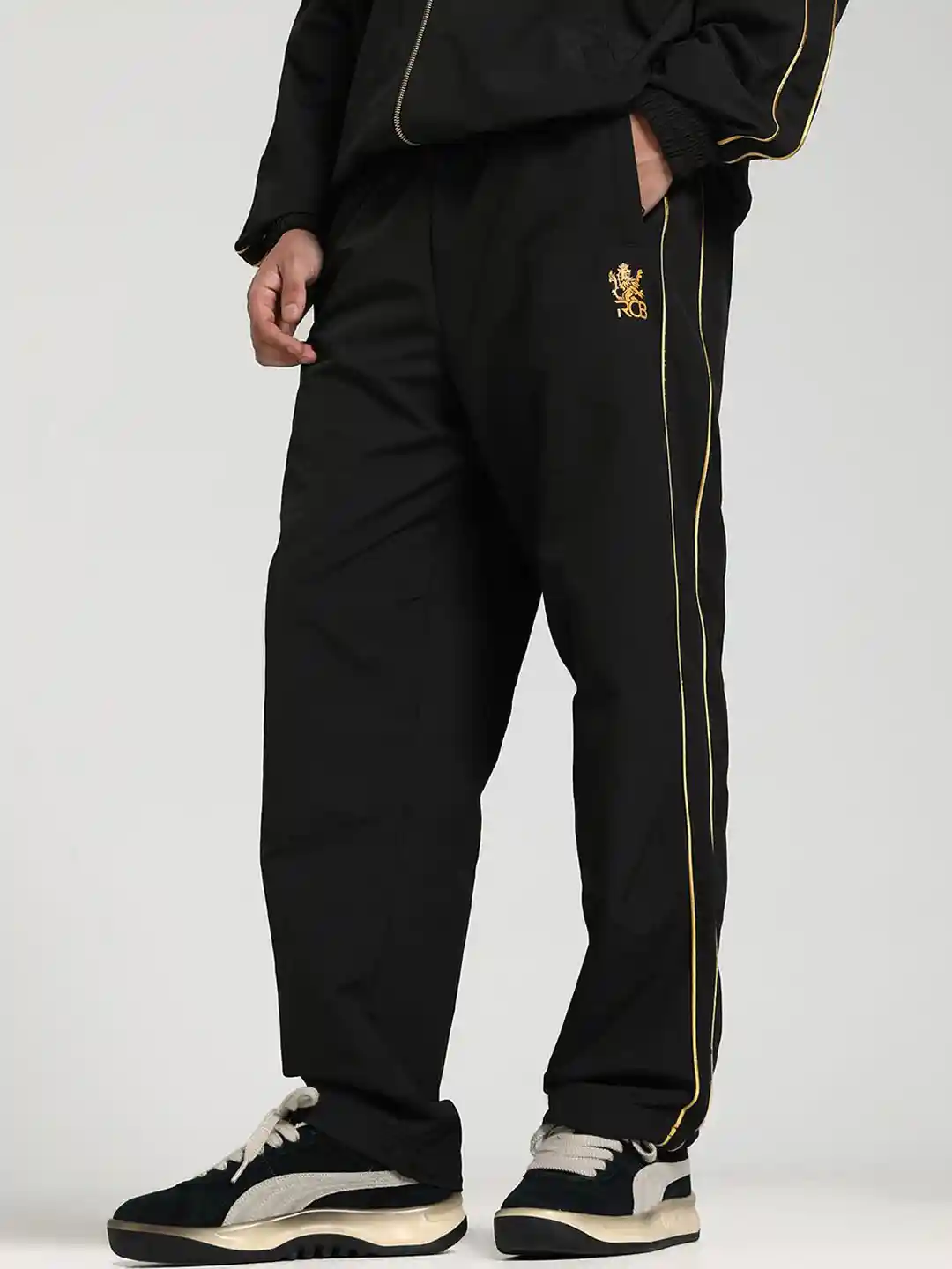 Buy Puma x RCB Men's T7 Relaxed Fit Cricket Track Pants Track