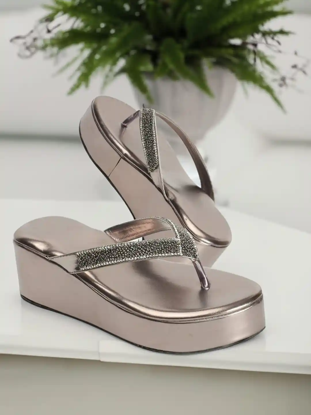 Buy LADIES FOOTWEAR Wedge Sandals Heels for Women 33386068