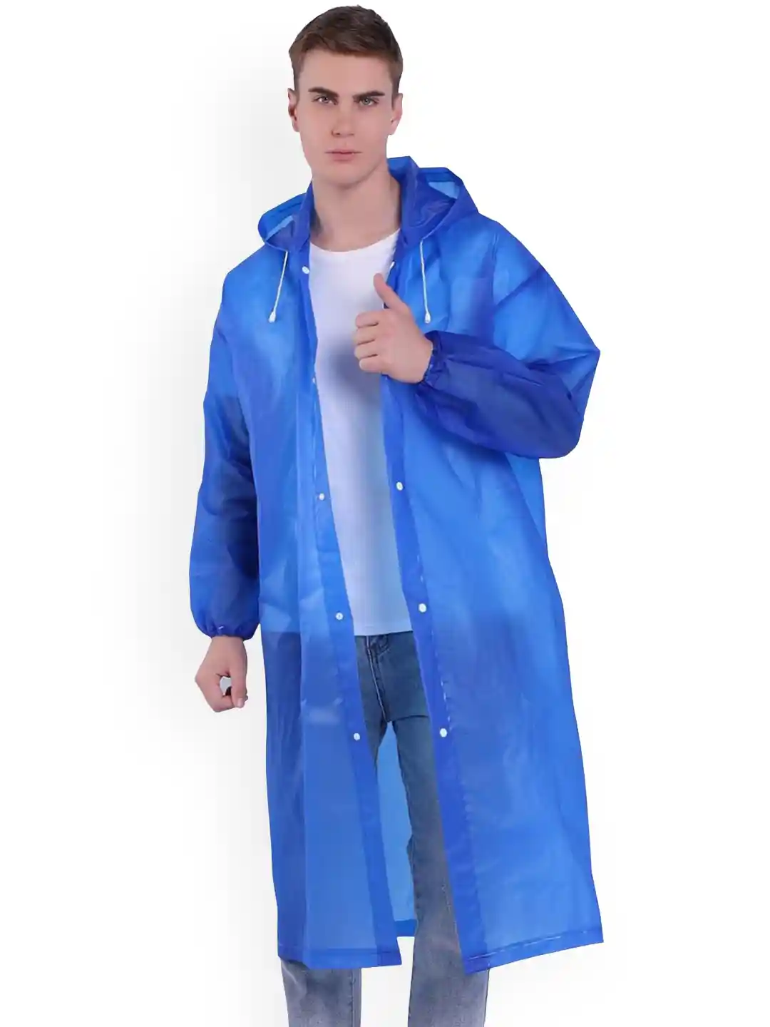 Buy Infispace Unisex Waterproof Hooded Rain Jacket Rain Jacket