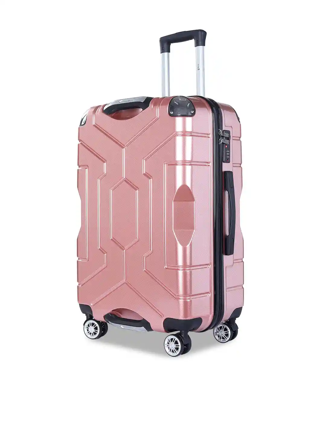 Story@home Unisex Polycarbonate Rose Gold Wheel Hard Small Cabin Trolley  Suitcase 55 Cm