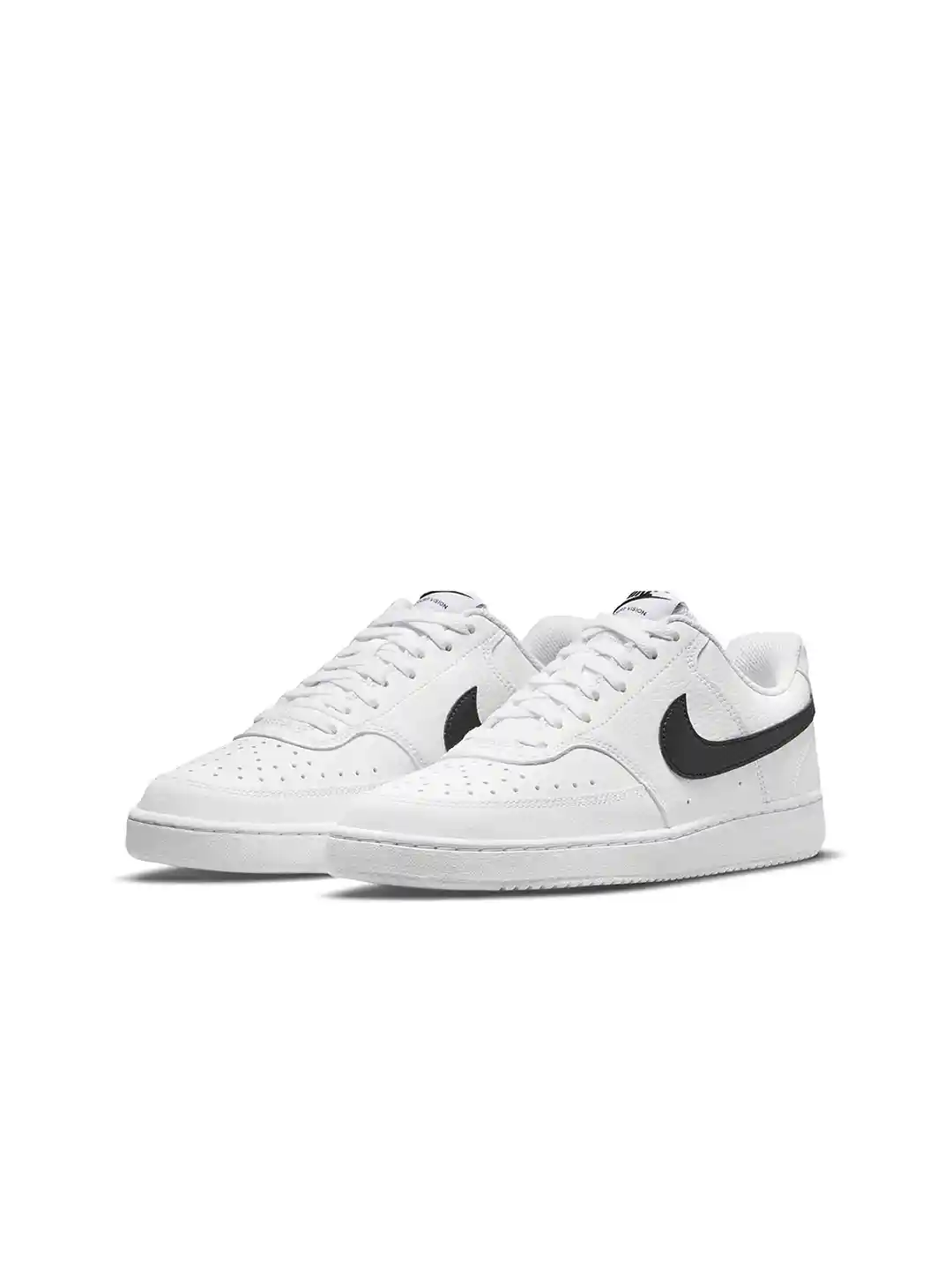 Nike Women White Court Vision Low Sneakers