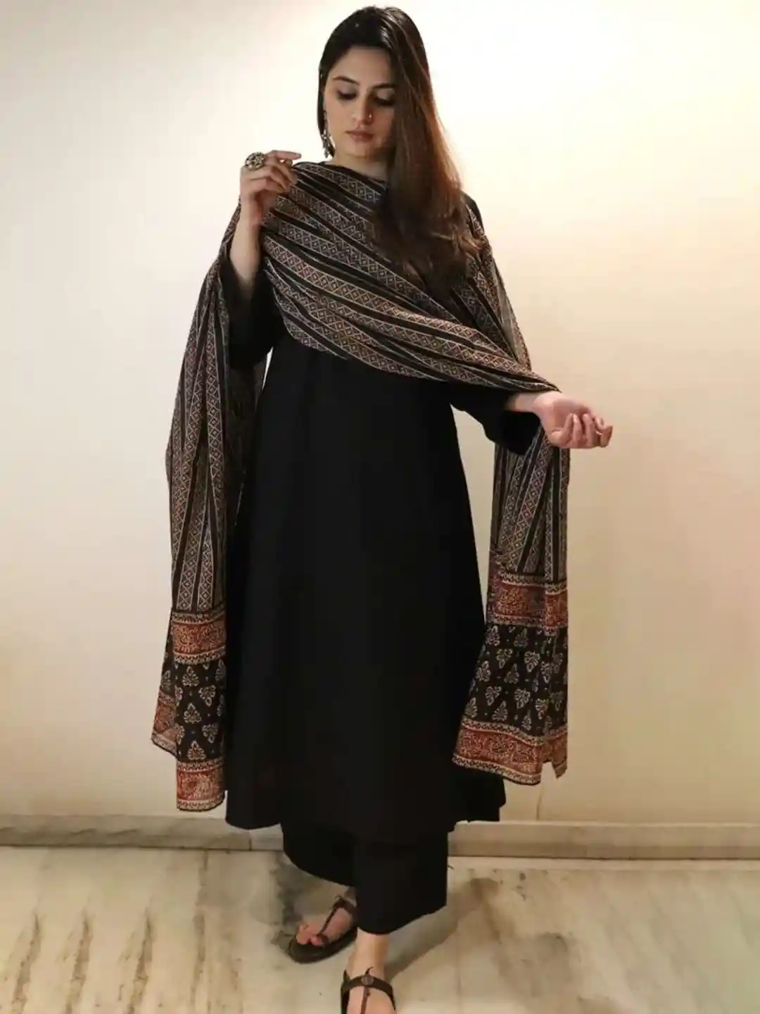 Black Kurta Pajama New Kurta Design For Girl 2019 Ladies Designer