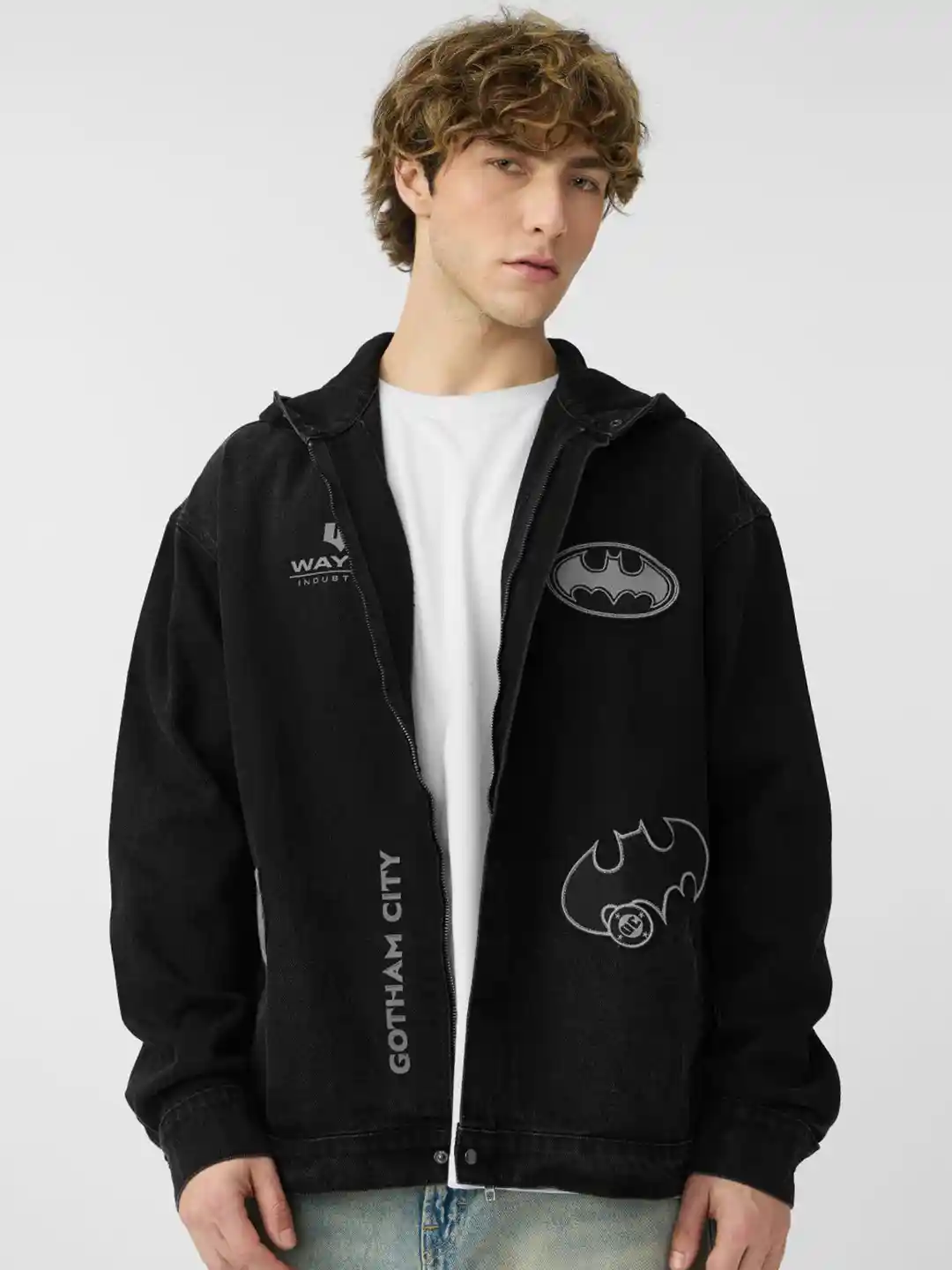 Buy The Souled Store Men Batman Graphic Printed Hooded Lightweight
