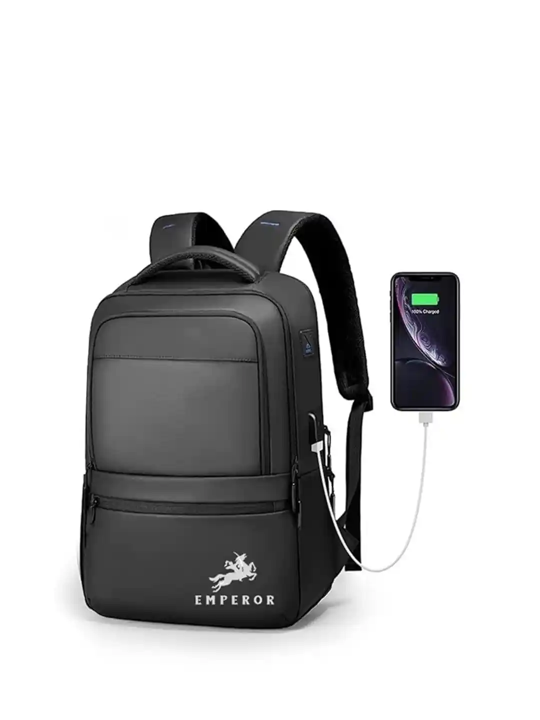 Buy True Human EMPEROR Anti-Theft Backpack With USB Charging Port