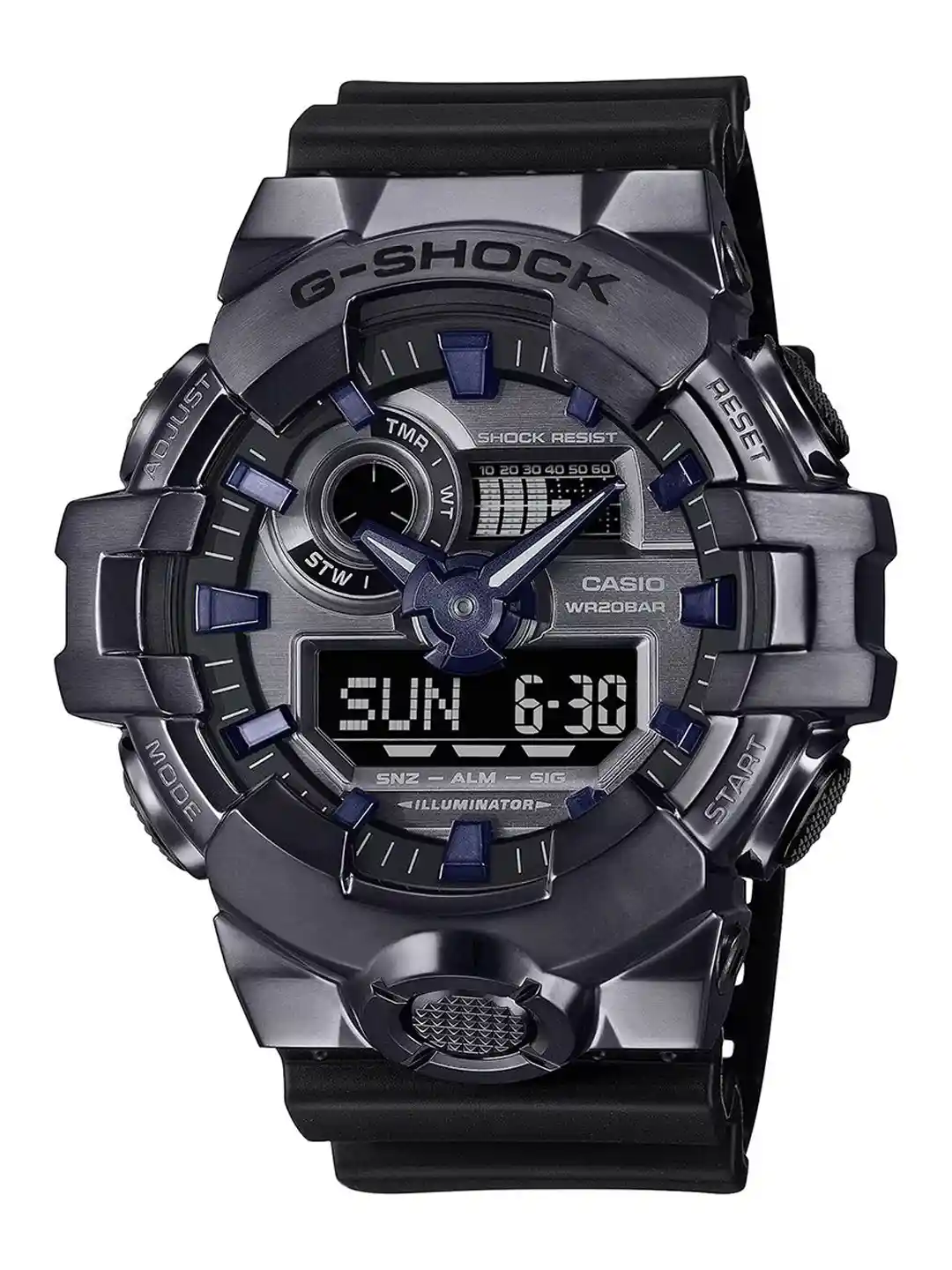 Buy CASIO G-Shock GM-700P-6ADR Black Analog-Digital dial Resin