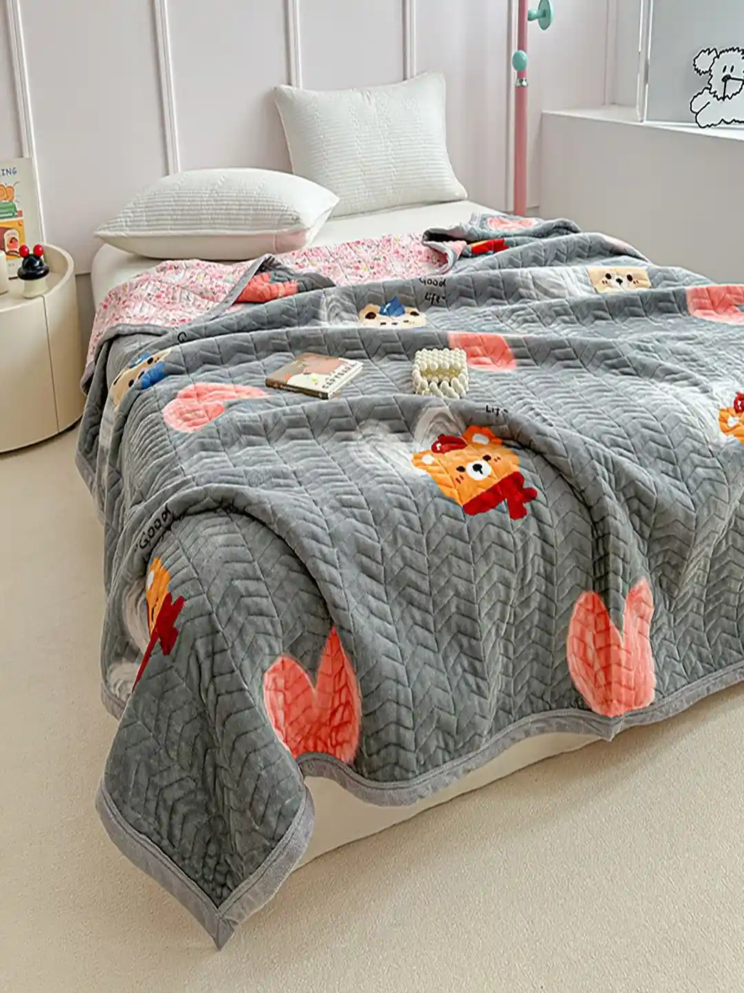 Buy JC HOME Unisex Multi Blankets Quilts and Dohars Blankets