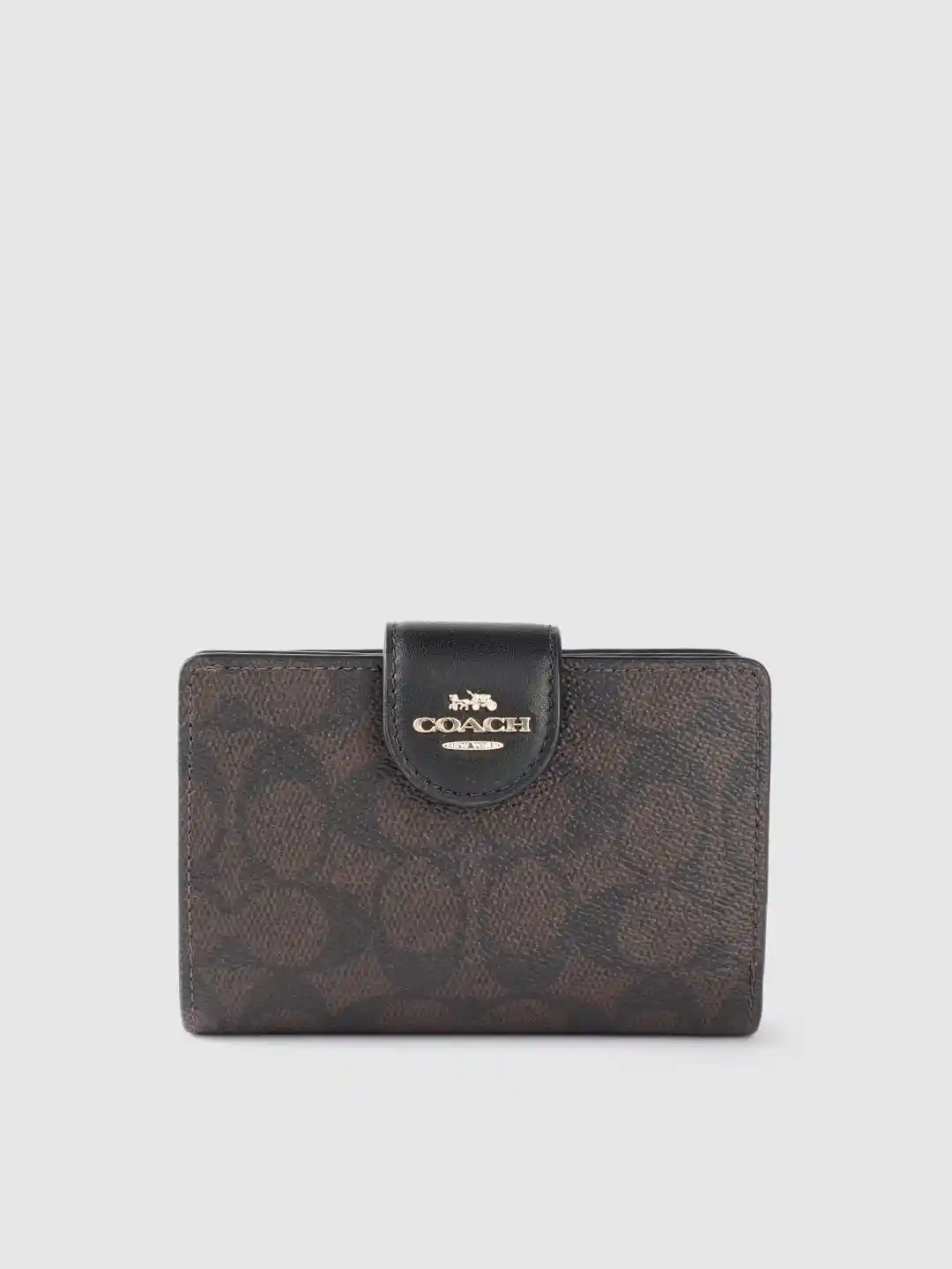 Buy Coach Women Brand Logo Printed Two Fold Wallet Wallets for