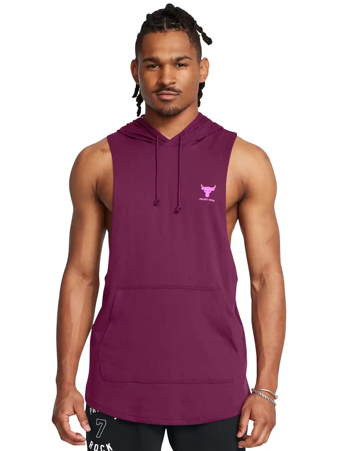 Buy UNDER ARMOUR Men's Project Rock Sleeveless Hoodie